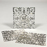 Tunisian Tiles Large Silver Medallions