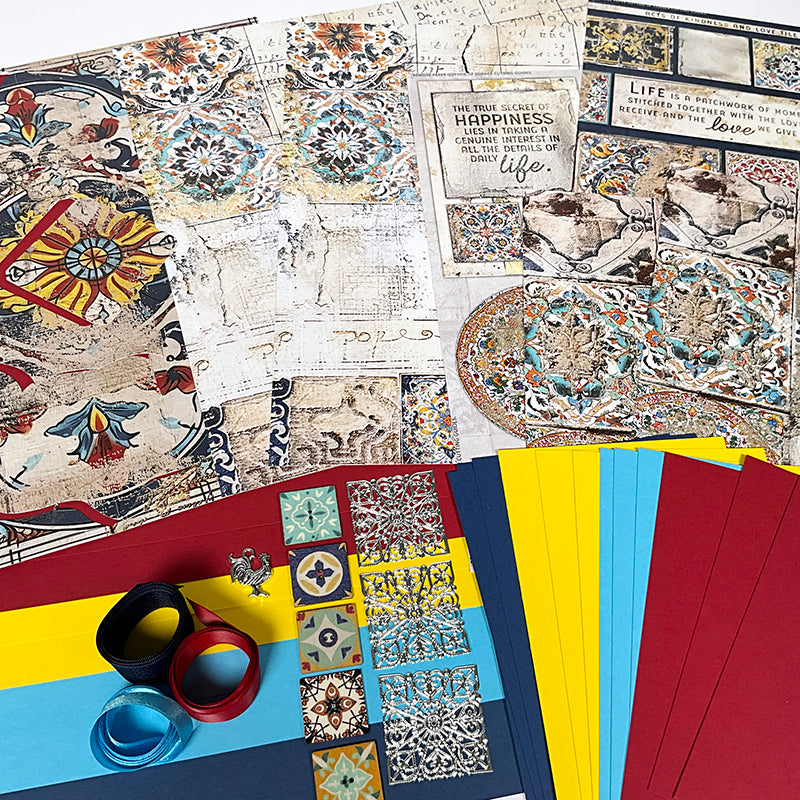 Tunisian Tiles Page Kit