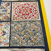 Tunisian Tiles Large Silver Medallions