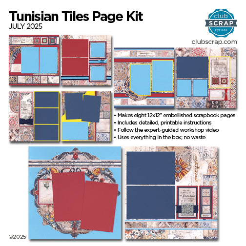 Tunisian Tiles Page Kit