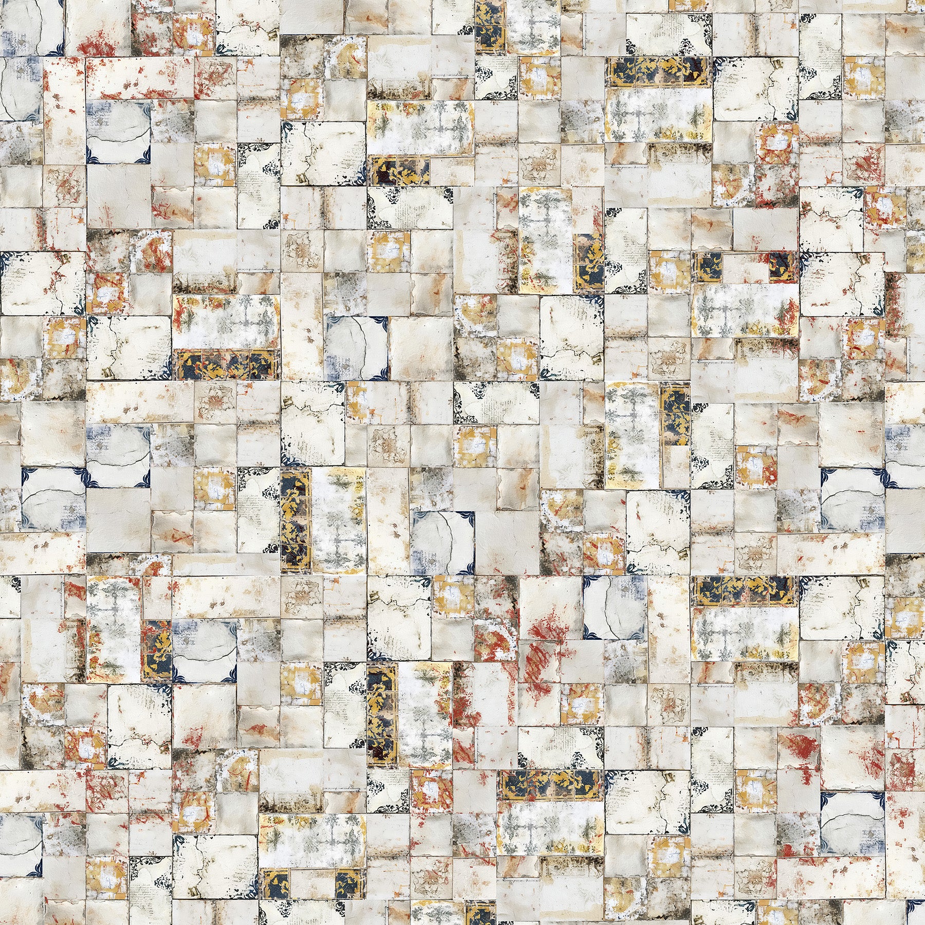 Tunisian Tiles 12x12 Card Print