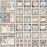 Tunisian Tiles Card Cutaparts