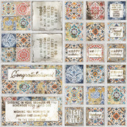 Tunisian Tiles Card Cutaparts