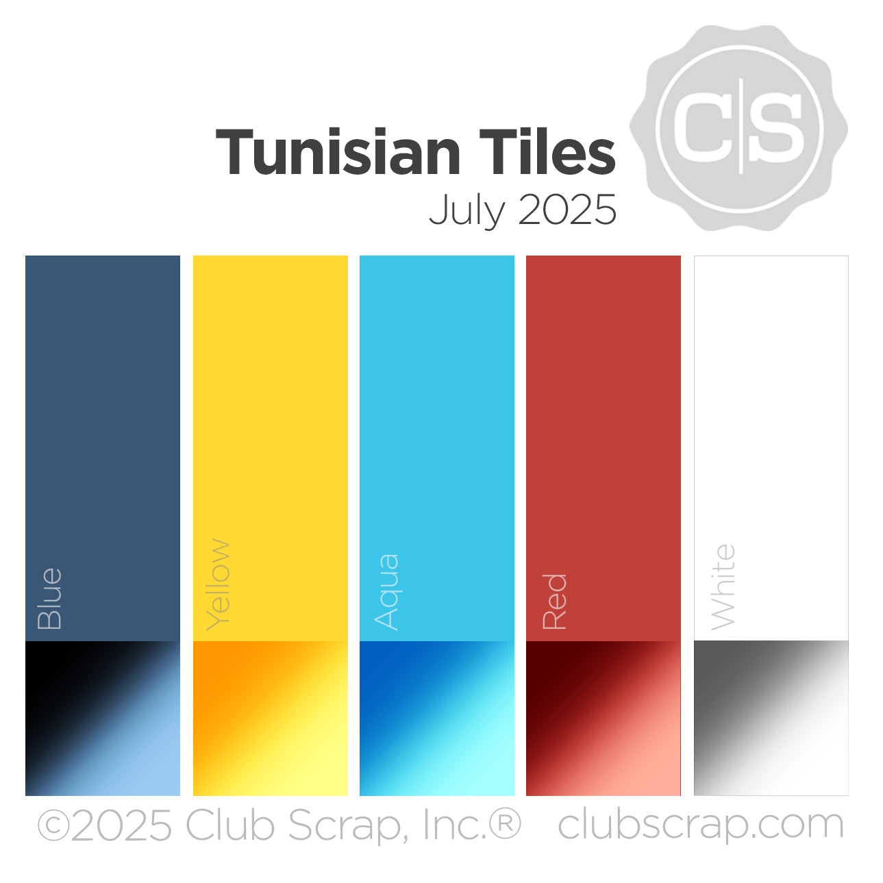 Tunisian Tiles 12x12 Plain Paper