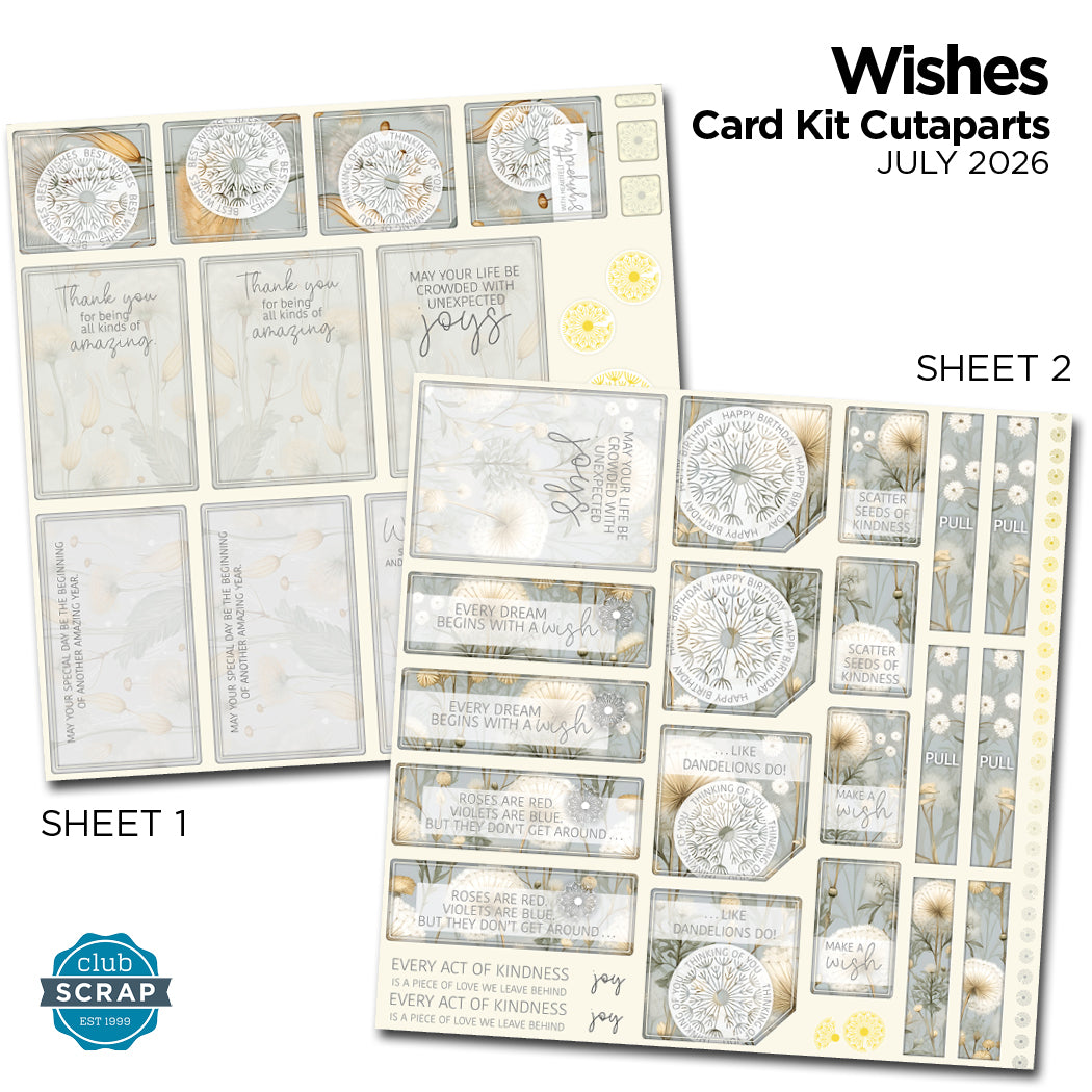 Wishes Card Cutaparts