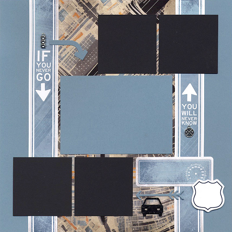 Freeway 12x12 Road Print