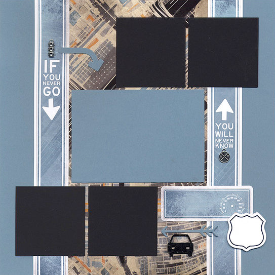 Freeway 12x12 Road Print