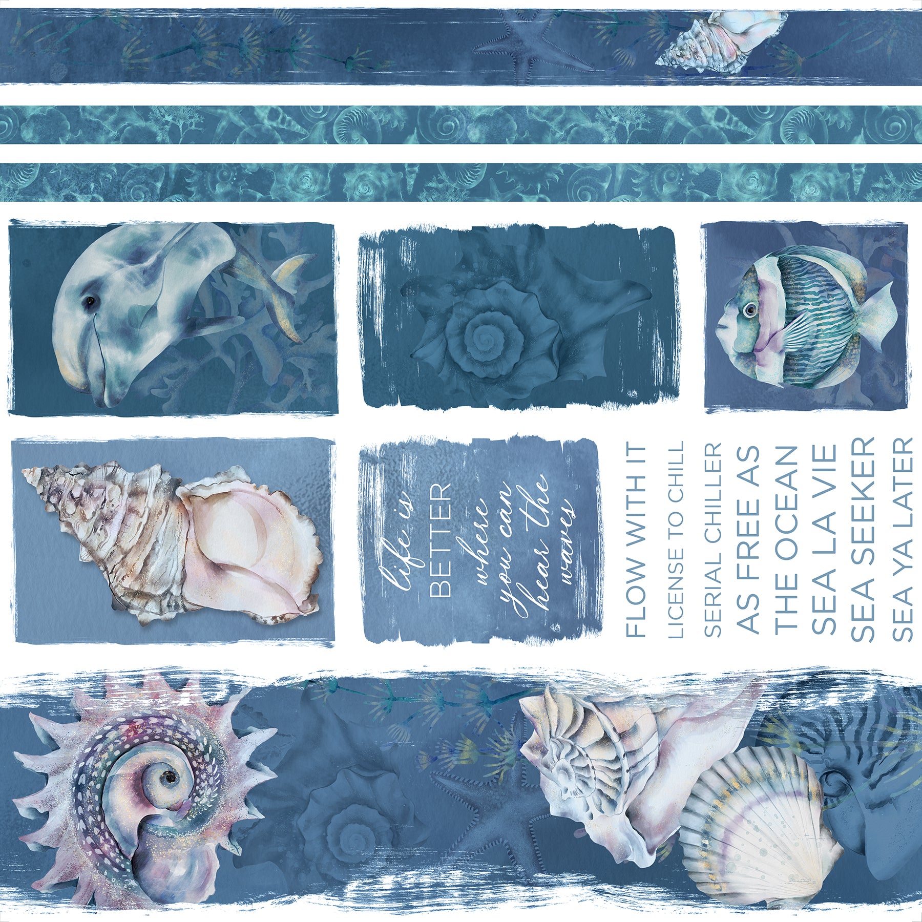 Sea Life Page Cutaparts