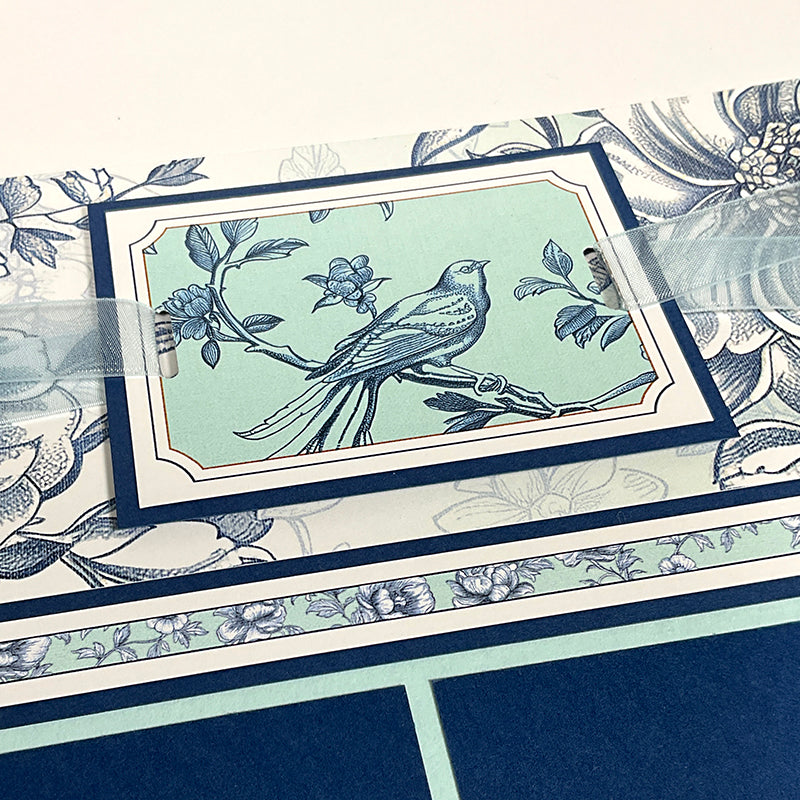 Toile 12x12 Lt. Blue Print