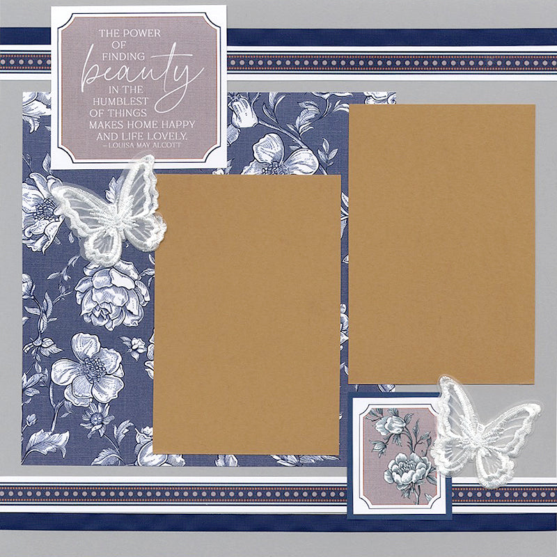 Toile 12x12 Dk. Blue Print