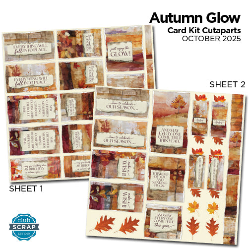 Autumn Glow Card Cutaparts