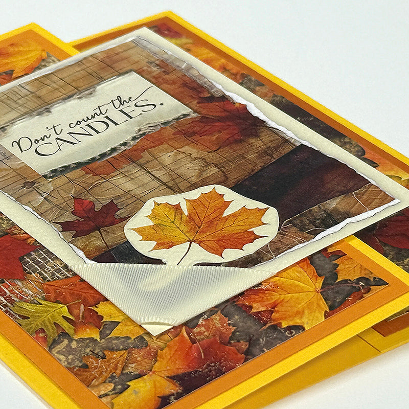 Autumn Glow 12x12 Card Print