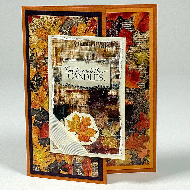 Autumn Glow 12x12 Card Print