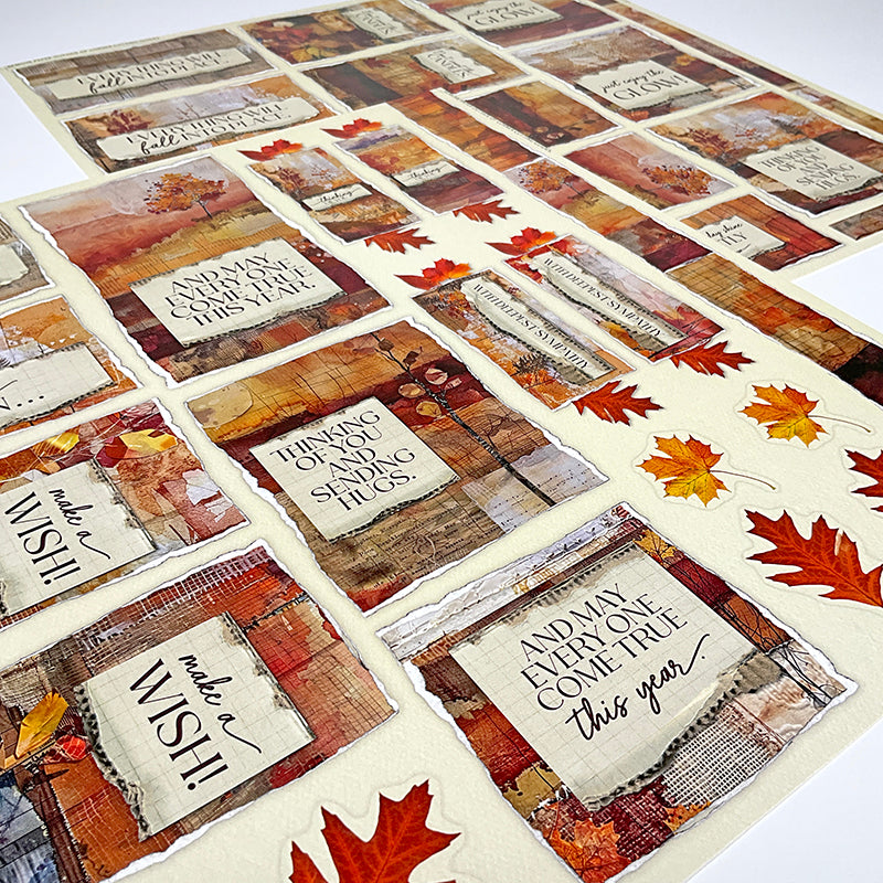 Autumn Glow Card Cutaparts