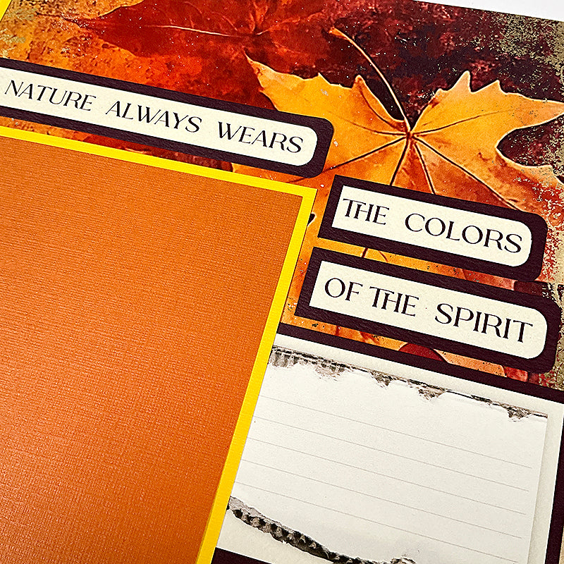 Autumn Glow Page Cutaparts
