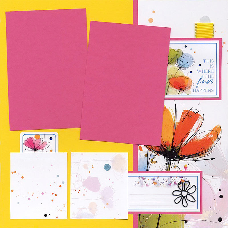 Color Crush 12x12 Large Flower Print