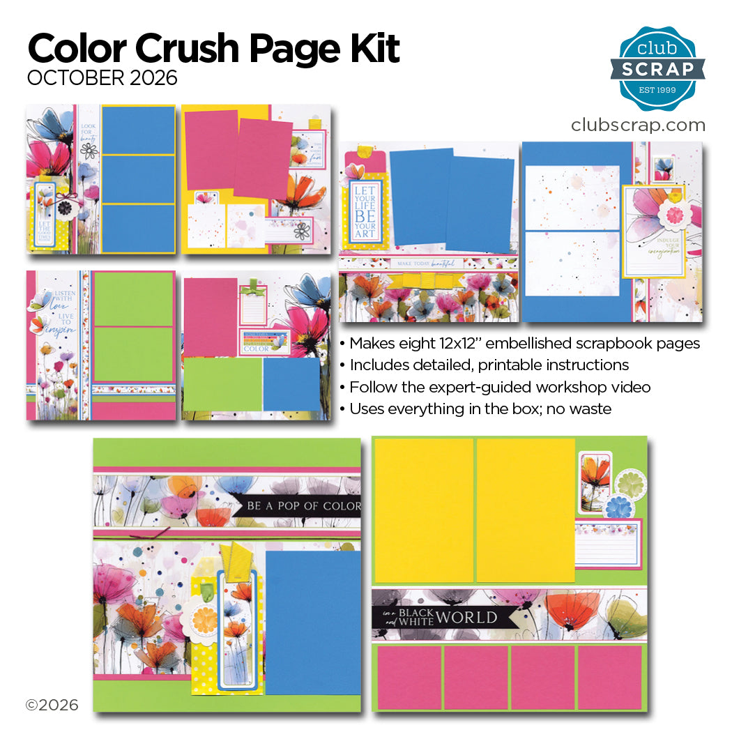 Color Crush Page Kit