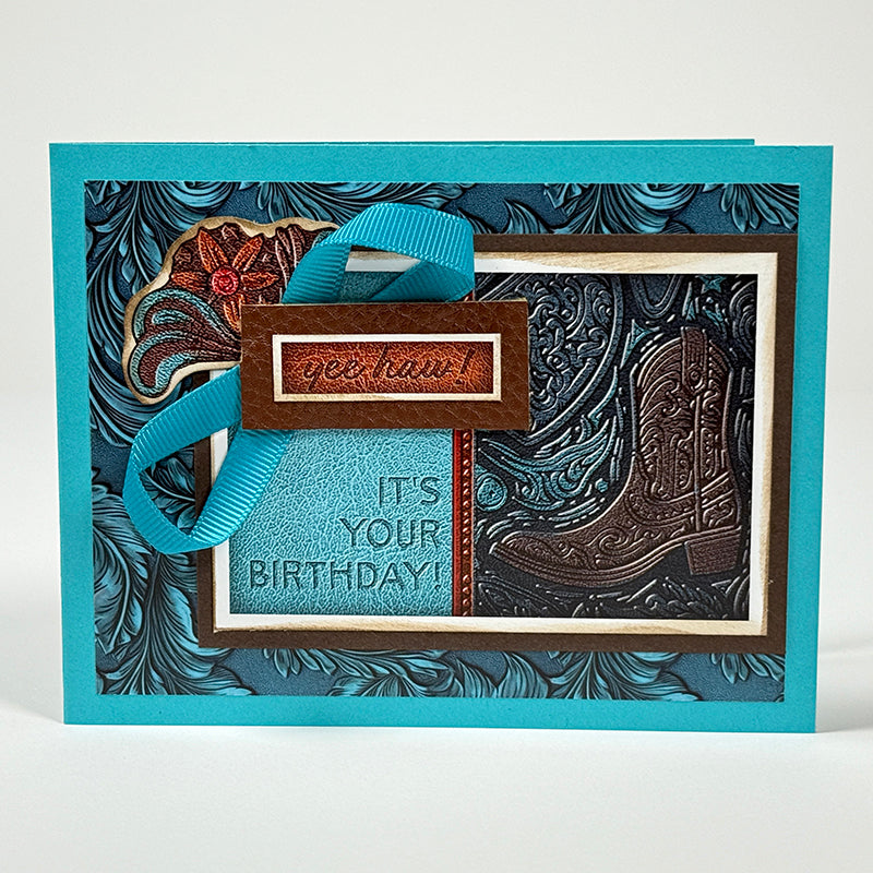 Impressed 12x12 Card Print