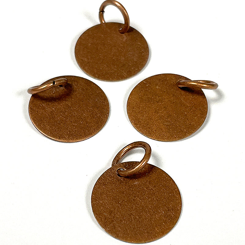 Impressed Round Copper Blanks