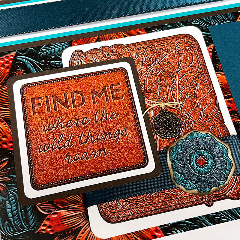 Impressed Copper Circle Charms