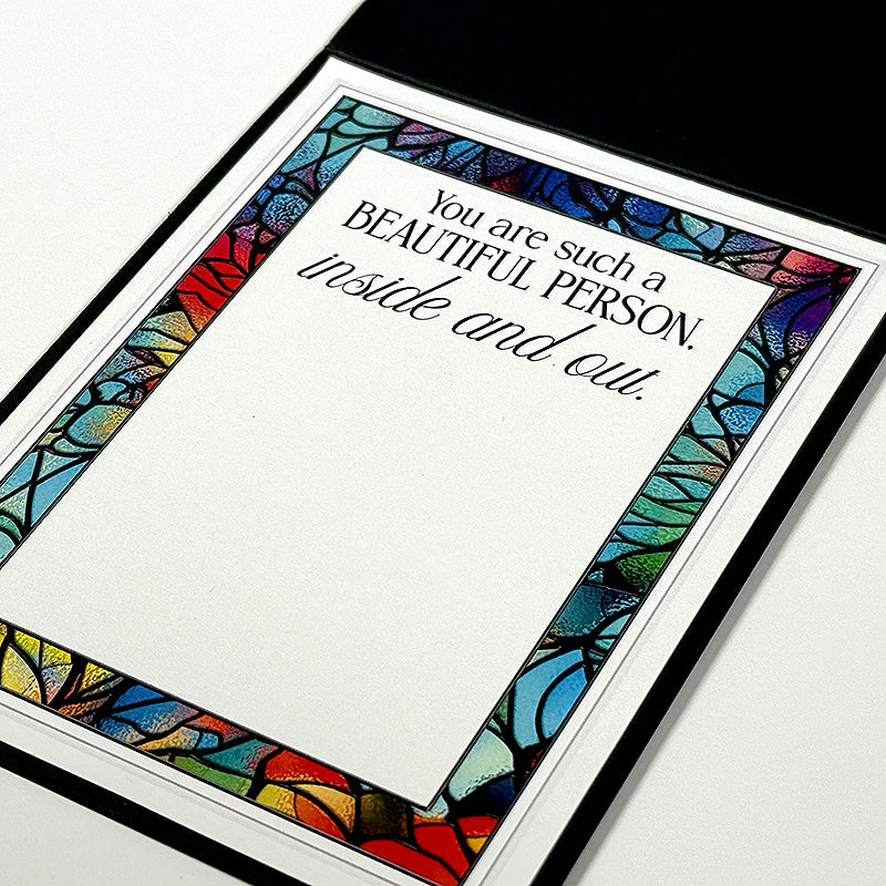 Stained Glass Card Cutaparts