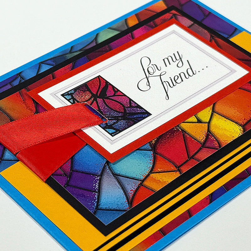Stained Glass Card Ribbons