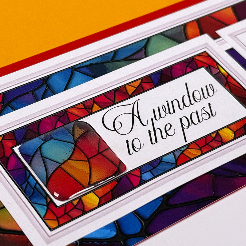 Stained Glass Epoxy Squares