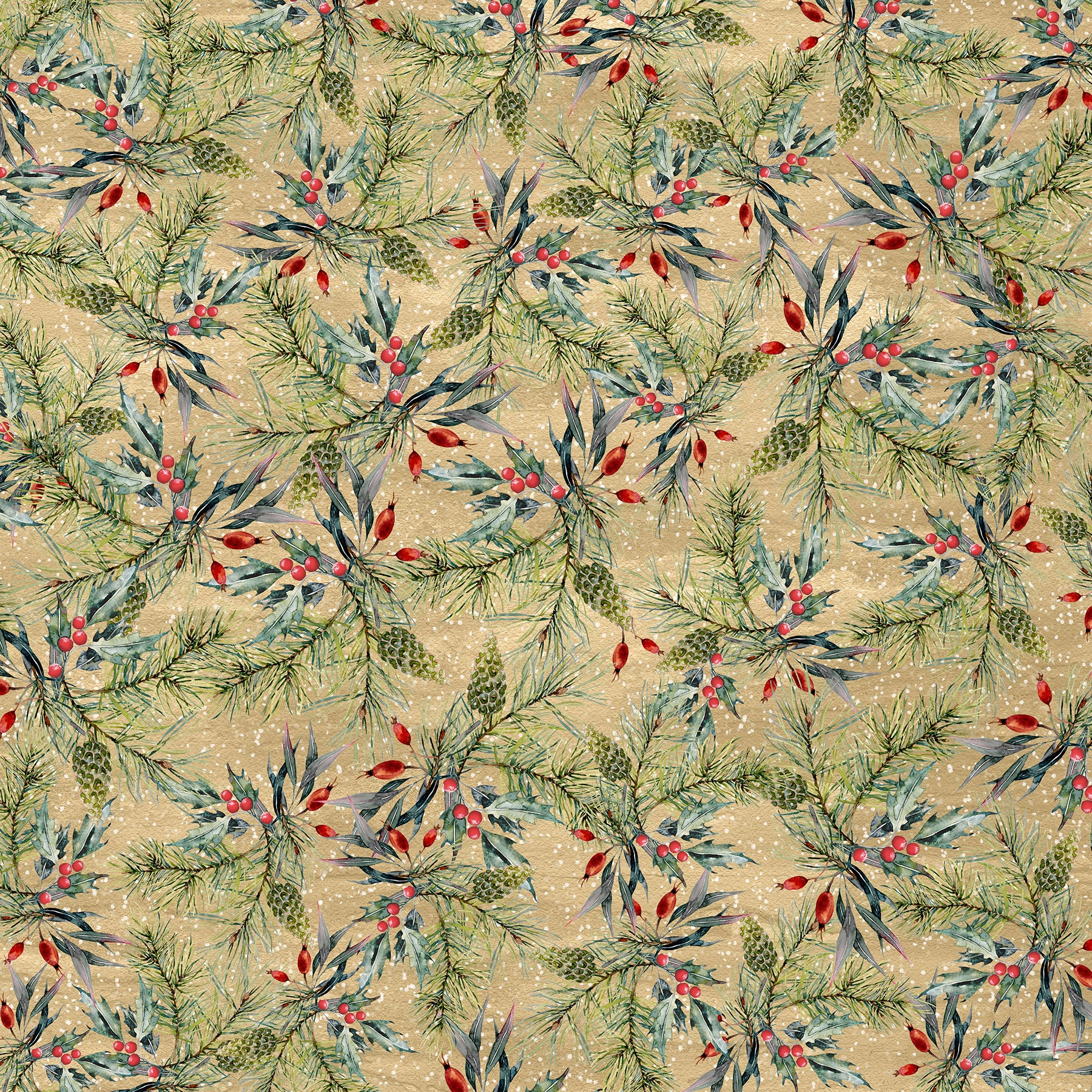 Boughs of Joy 12x12 Duplex Print