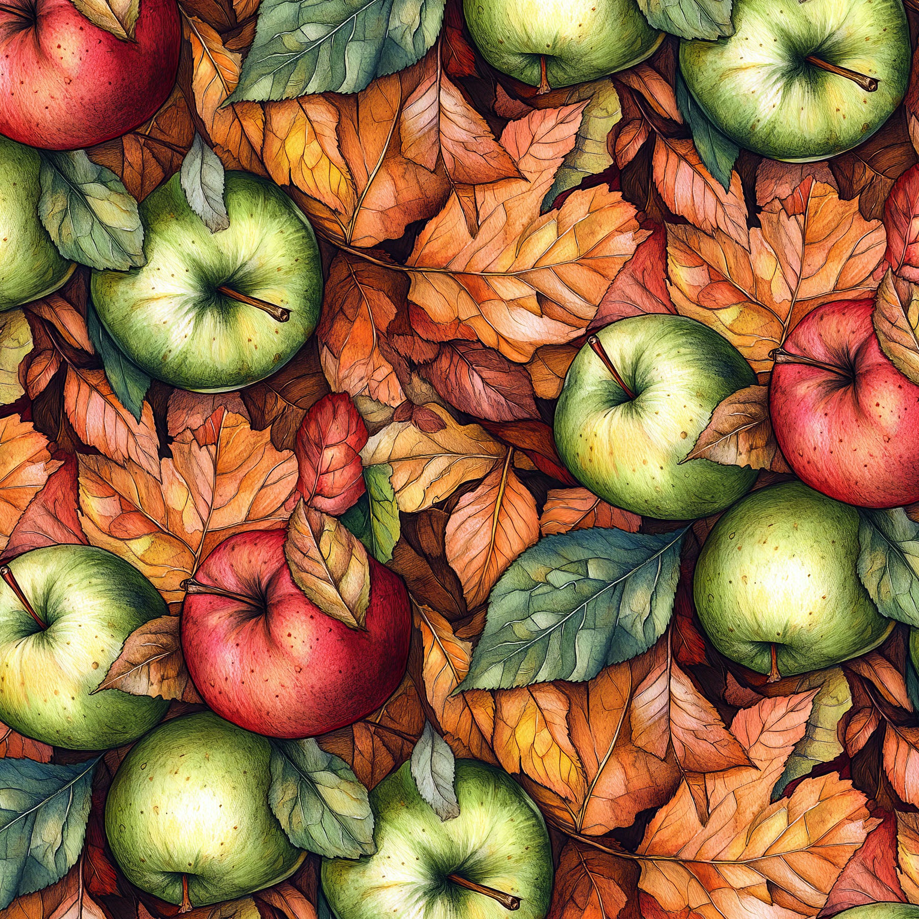 Fresh Picked 12x12 Apple Print