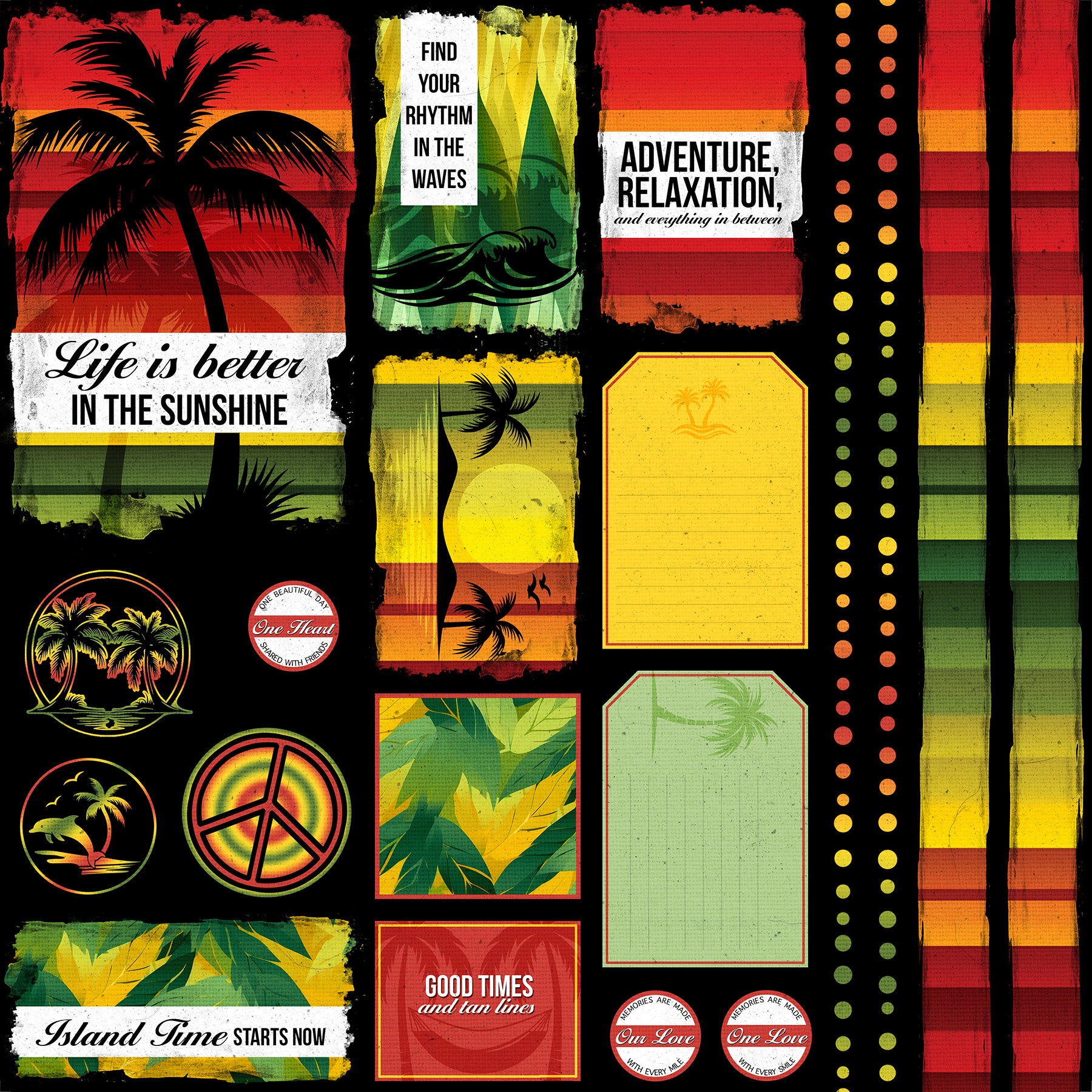 One Love Page Cutaparts