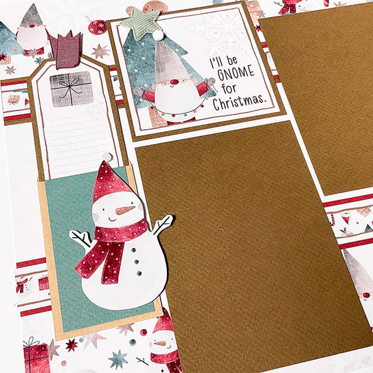 Gnome for Christmas Page Kit