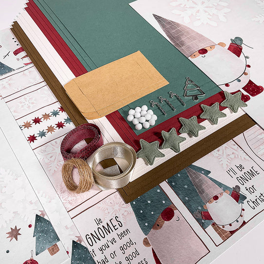 Gnome for Christmas Page Kit