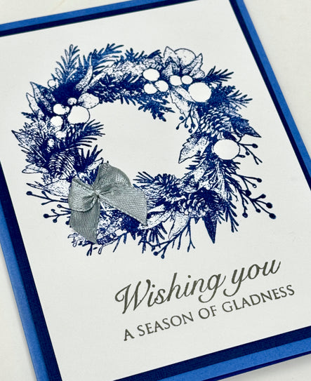 Blue Christmas Stamps