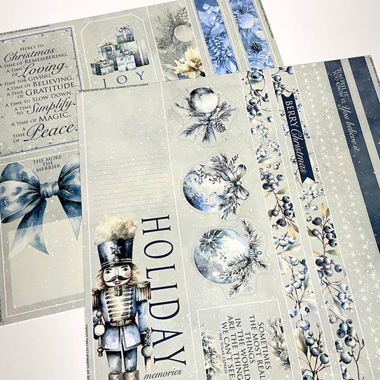 Blue Christmas Page Kit