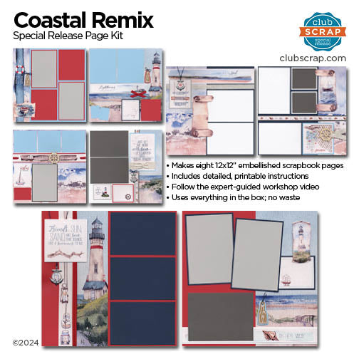 Coastal Remix Page Kit