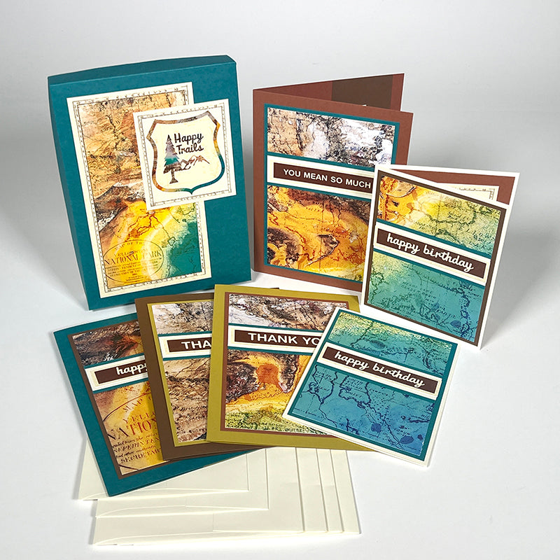 5x7 Nested Strips Card Kit - Yellowstone