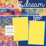Colorful Life Dream Woodcut