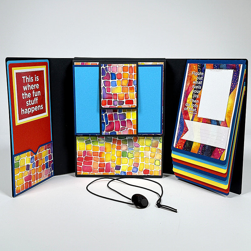 Travel Memory Book Components - Black