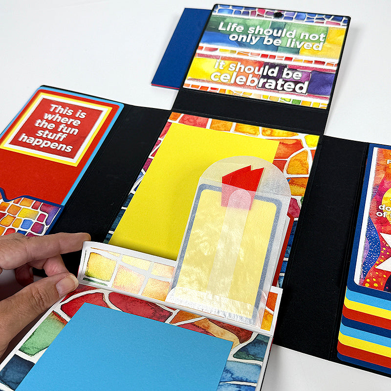 Travel Memory Book Components - Black