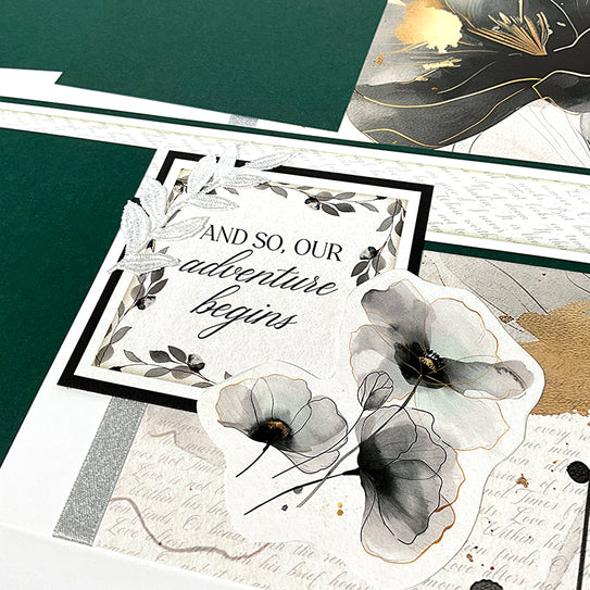 Tie the Knot Lace Embroidered Leaves