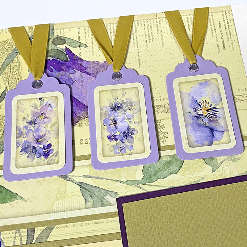 Violet Rhinestone Gems