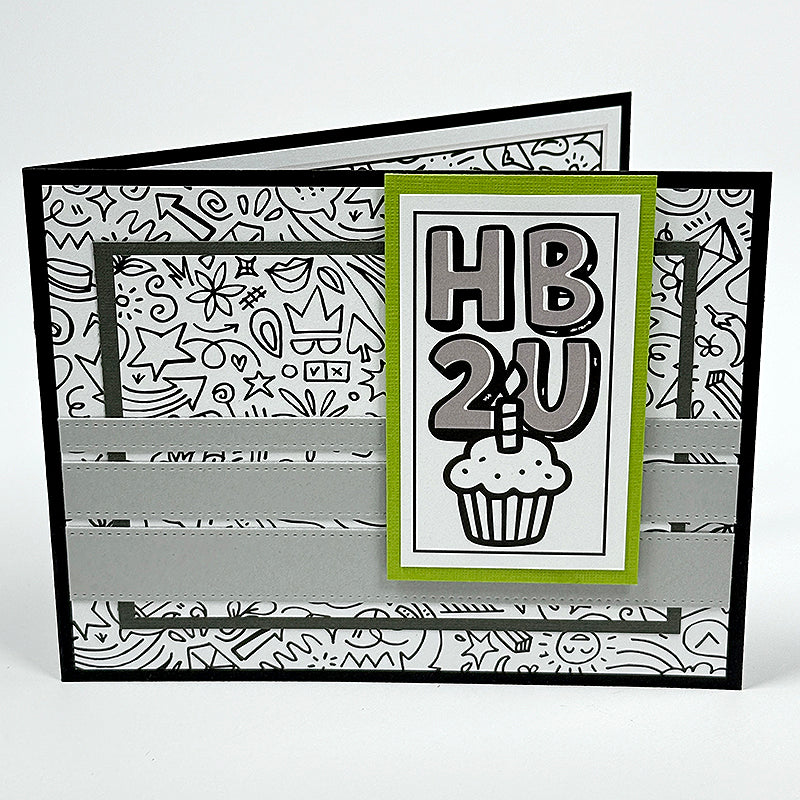 Doodles 12x12 Bonus Text Weight Print