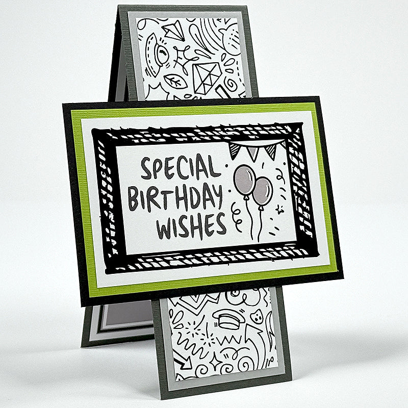 Doodles 12x12 Bonus Text Weight Print