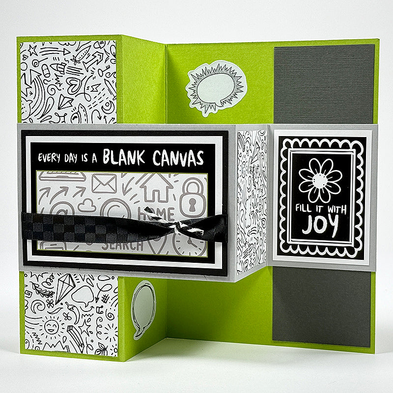 Doodles 12x12 Bonus Text Weight Print