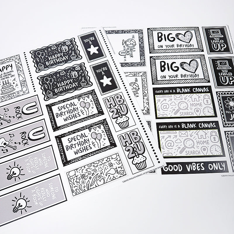 Doodles Bonus Card Cutaparts