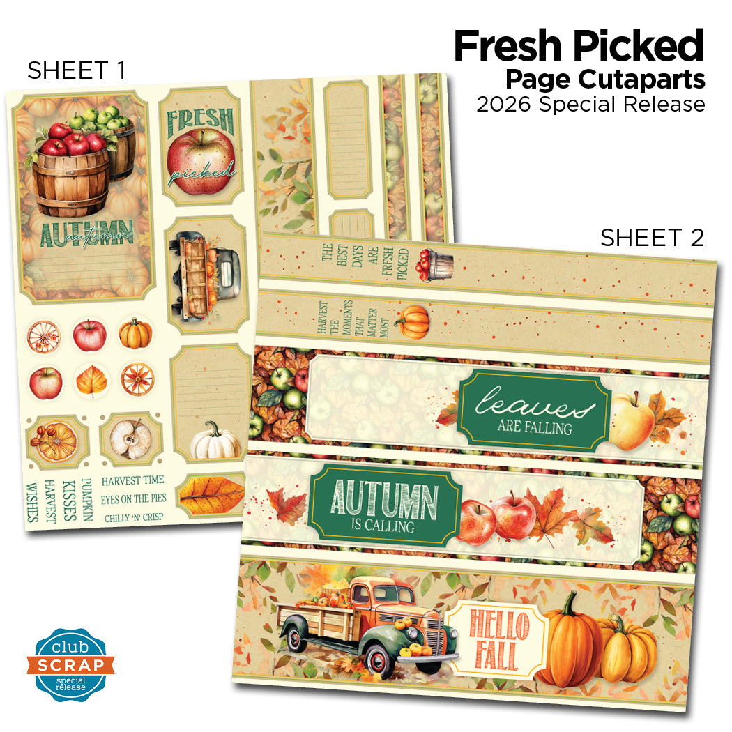Fresh Picked Page Cutaparts
