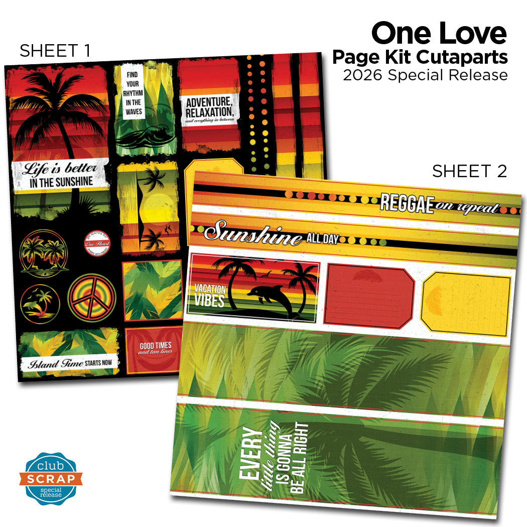 One Love Page Cutaparts