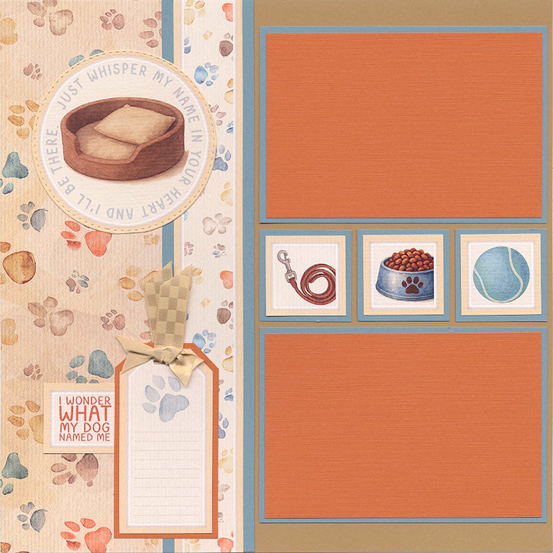 Wags and Whiskers - Dog Page Kit