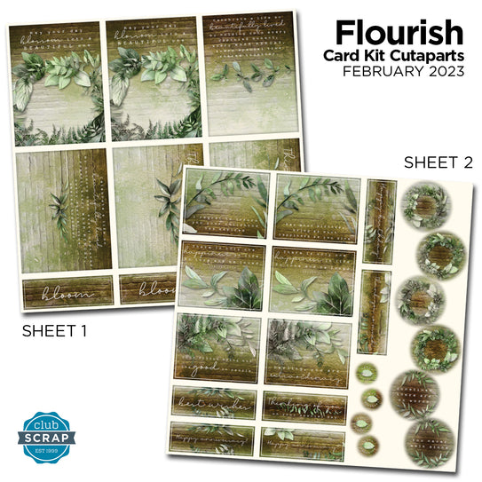 Flourish Card Cutaparts