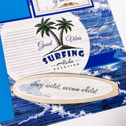 Surf Shop Wave Die Cut